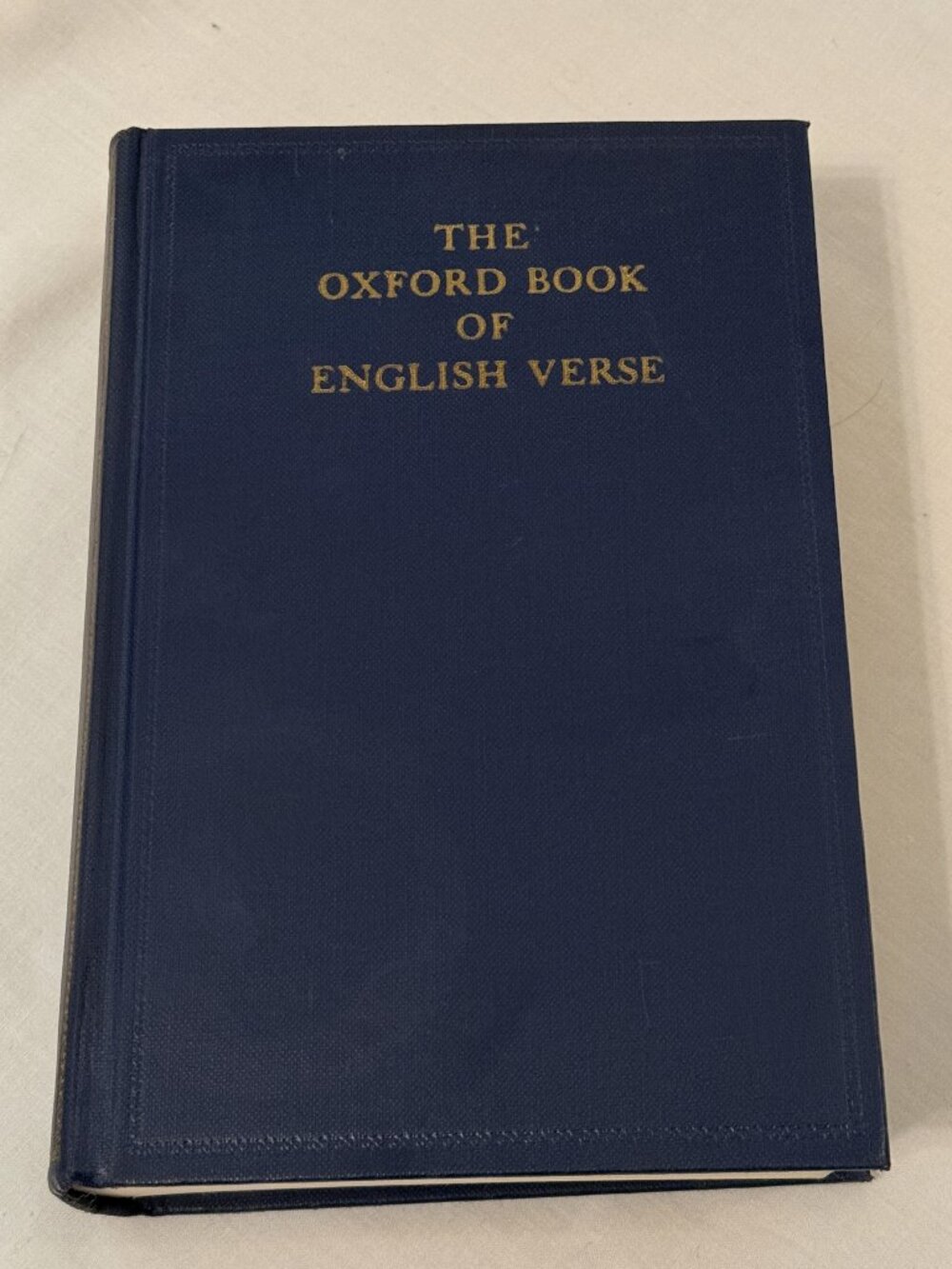 The Oxford Book of English Verse 1250-1918 Vintage Hard Cover Poetry USA